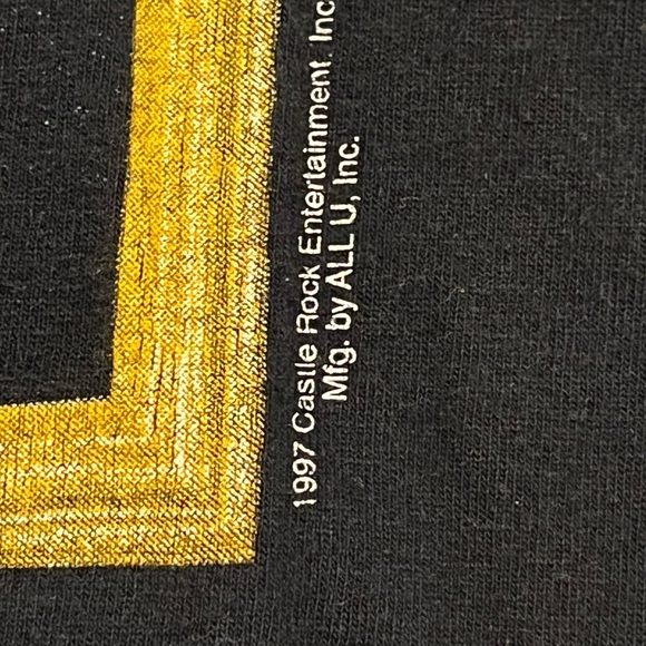 Rare Mens L Vintage All U Activewear 1997 Seinfeld The Kramer TV show tshirt - Picture 2 of 6